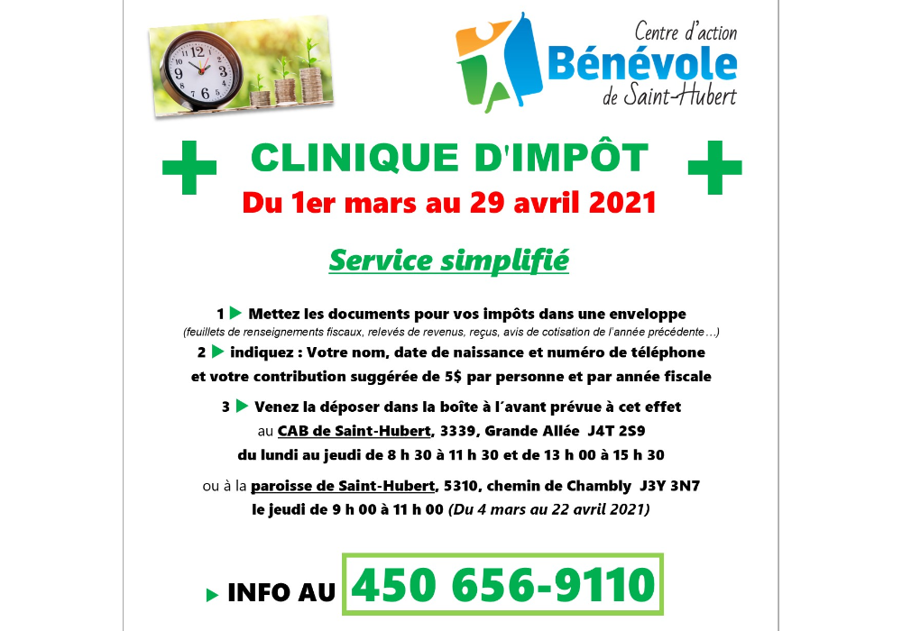 Clinique d’impôt 2021